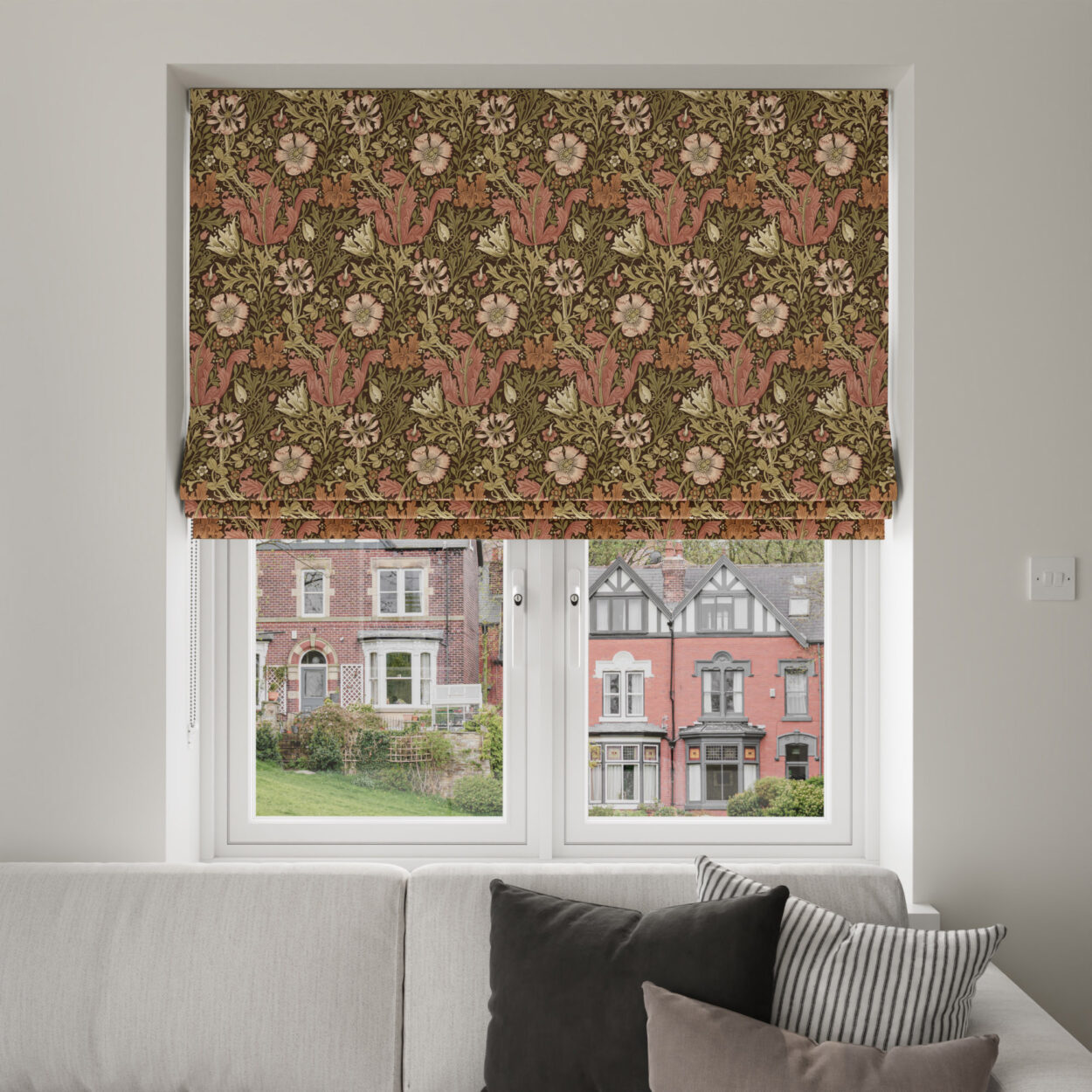 William Morris At Home Compton Velvet Brick