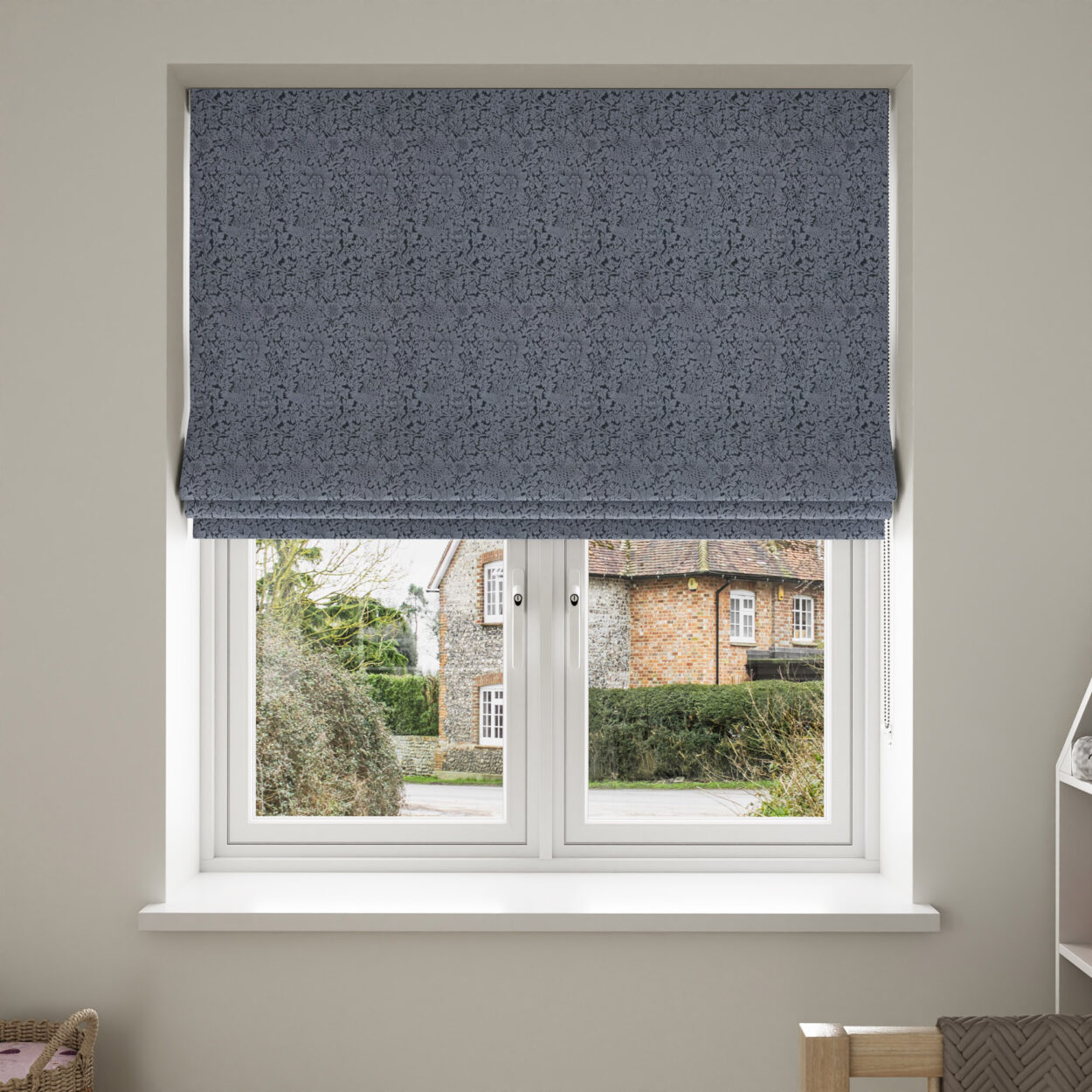 William Morris At Home Bird and Anemone Woven Midnight