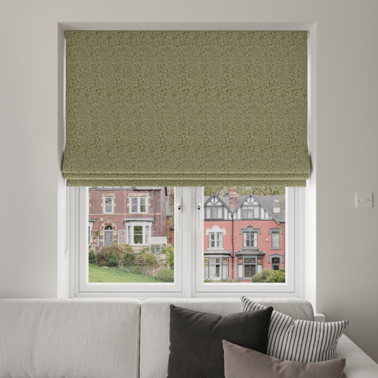 William Morris At Home Bird and Anemone Woven Moss