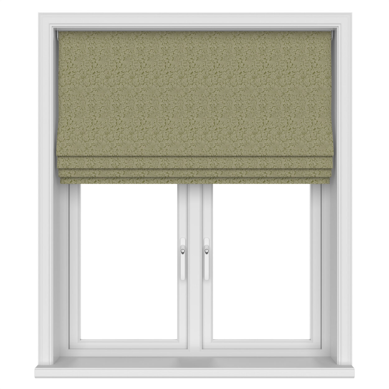 William Morris At Home Bird and Anemone Woven Moss Motorised - Image 4
