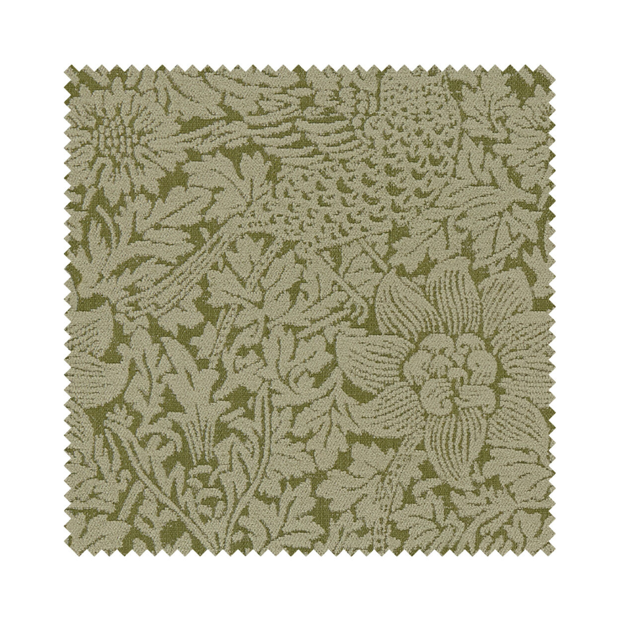 William Morris At Home Bird and Anemone Woven Moss - Image 7