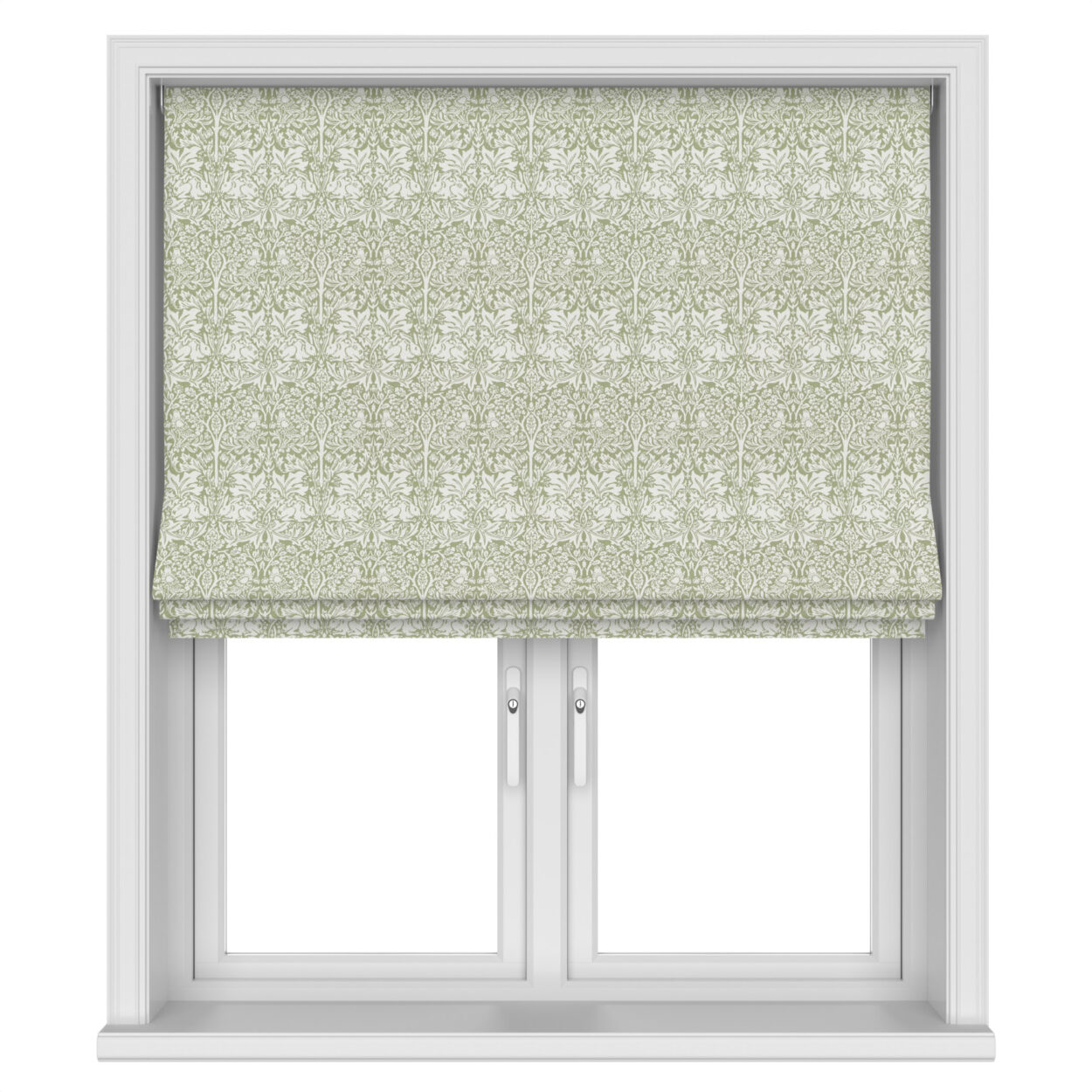 William Morris At Home Brother Rabbit Woven Sage Motorised - Image 3
