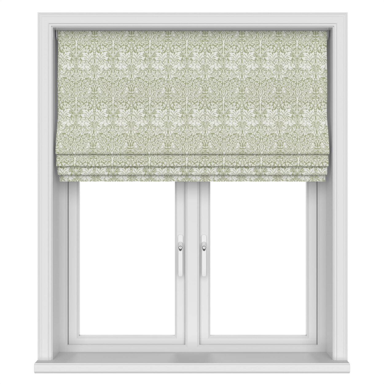 William Morris At Home Brother Rabbit Woven Sage Motorised - Image 4