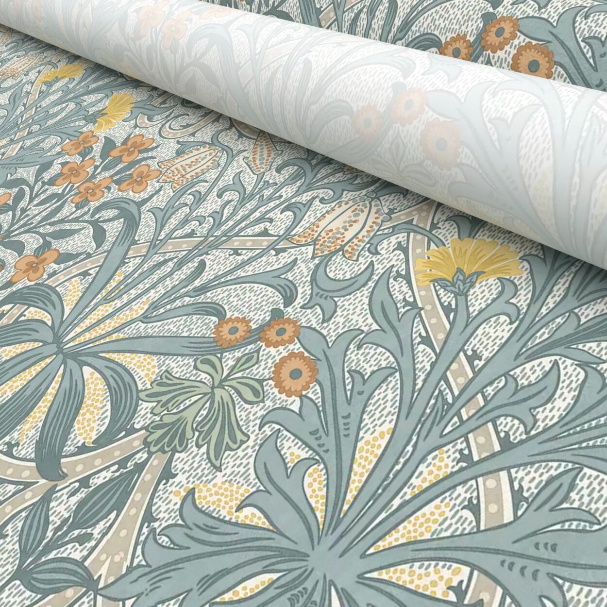 Twistfit William Morris At Home Woodland Weeds Bluebird - Image 5