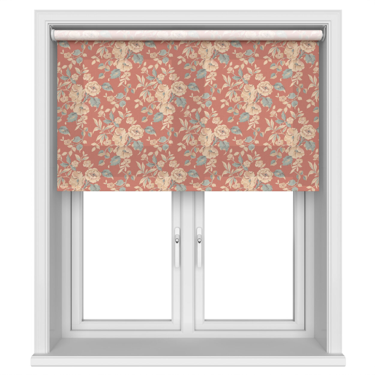 Laura Ashley Aylworth Trail Terracotta Orange Motorised