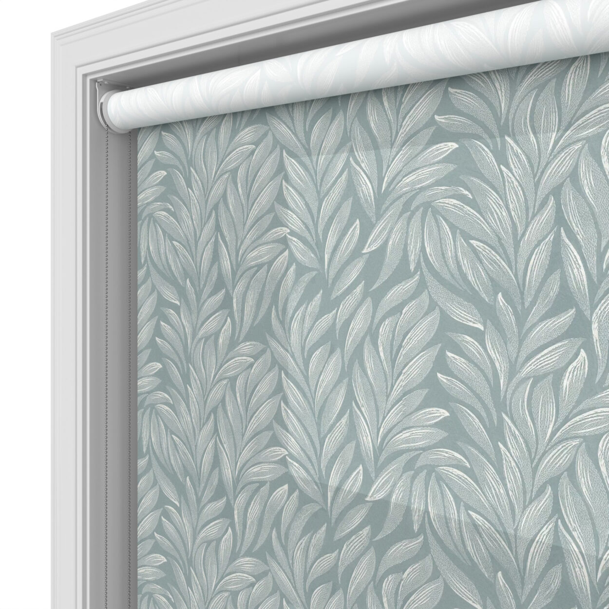 Laura Ashley Coulderton Leaves Dark Duck Egg - Image 4