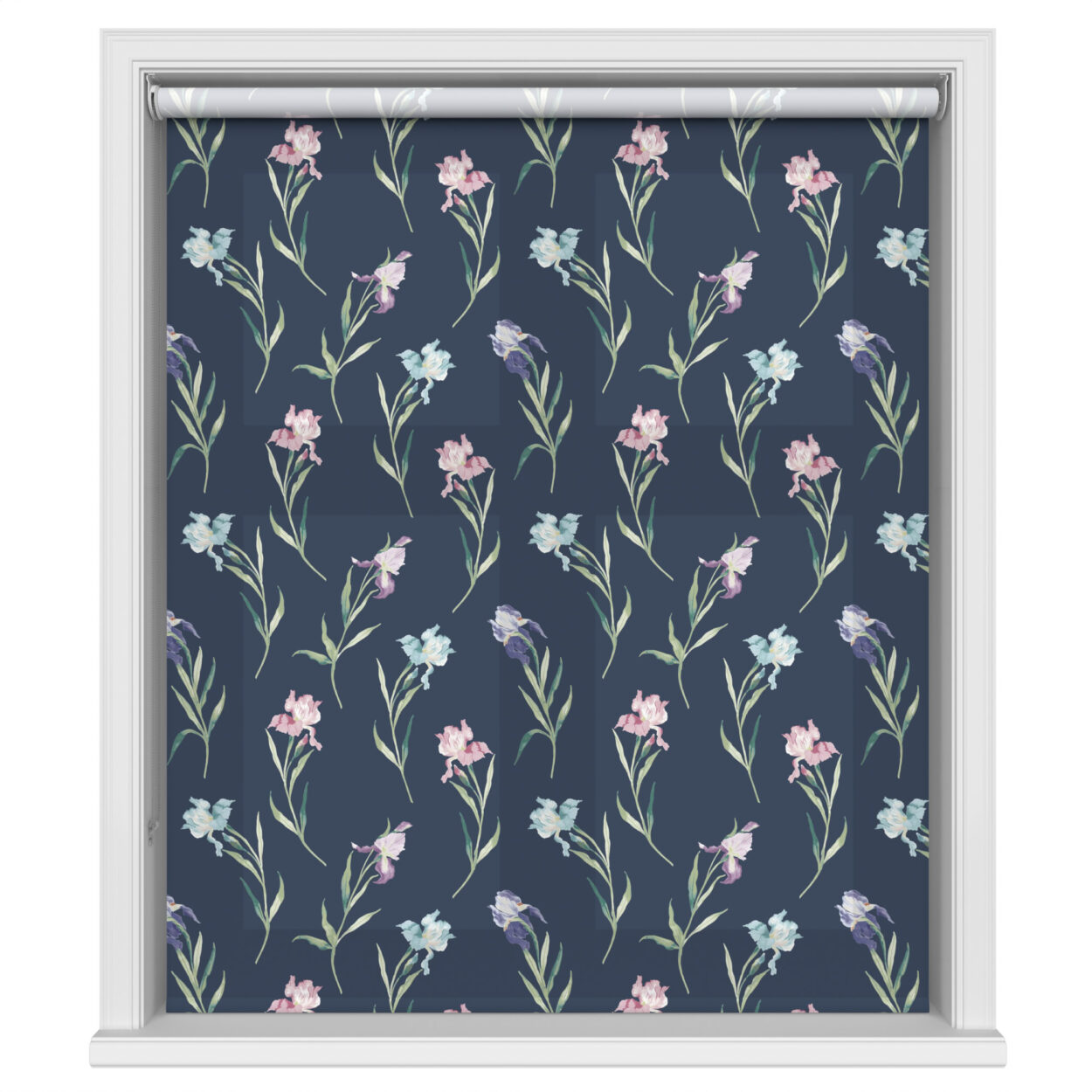 Laura Ashley Hawling Irises Midnight Navy - Image 2