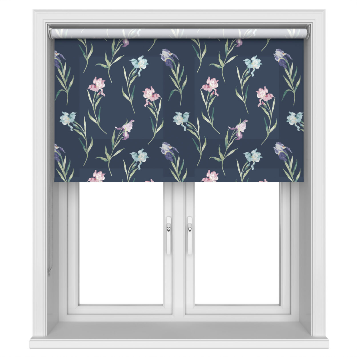 Laura Ashley Hawling Irises Midnight Navy