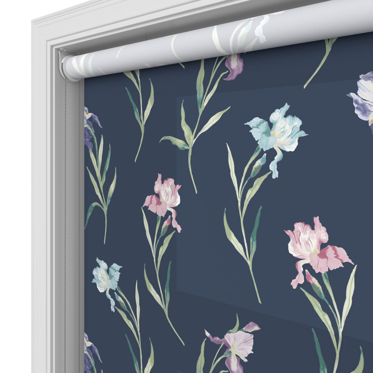 Laura Ashley Hawling Irises Midnight Navy - Image 4