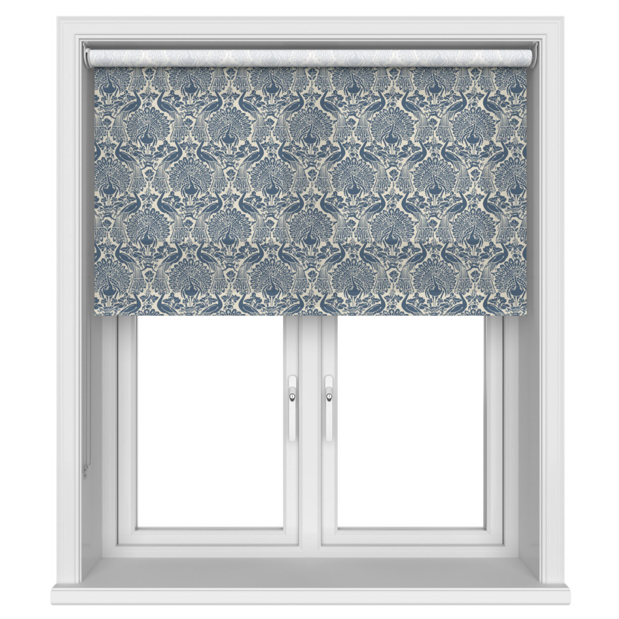 Laura Ashley Peacock Damask Dusky Seaspray