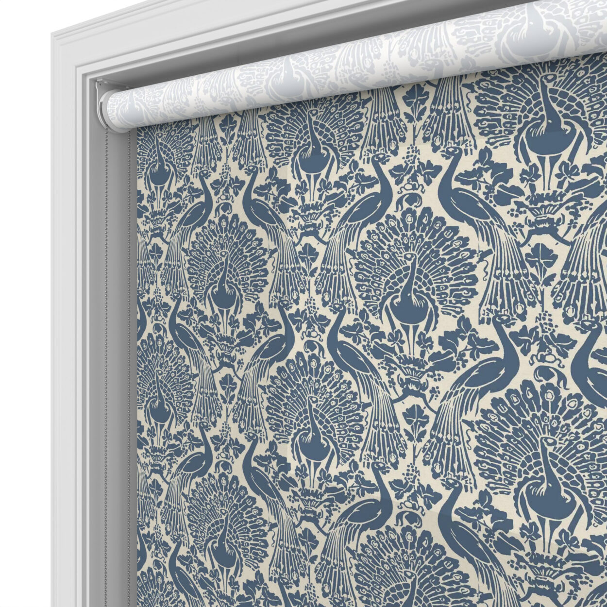 Laura Ashley Peacock Damask Dusky Seaspray - Image 4