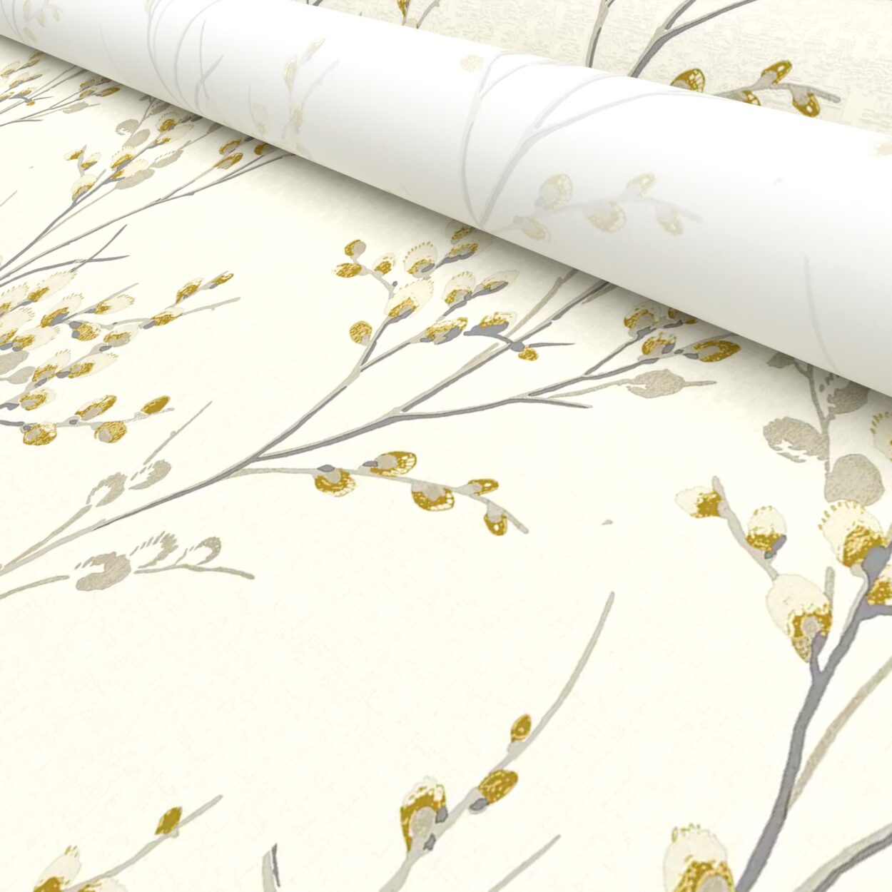 Laura Ashley Pussy Willow Ochre Yellow - Image 5