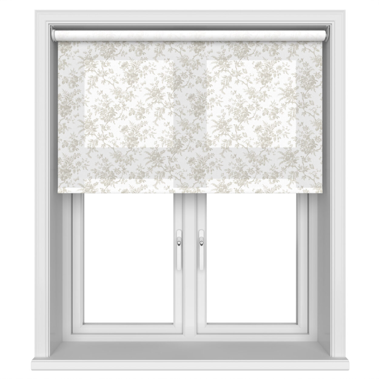Laura Ashley Walled Garden Dove Grey Motorised