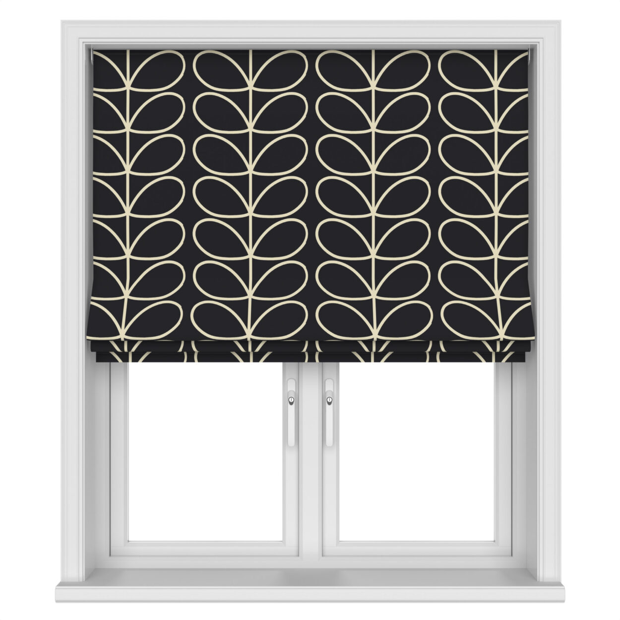 Orla Kiely Jumbo Linear Stem Liquorice Motorised - Image 3