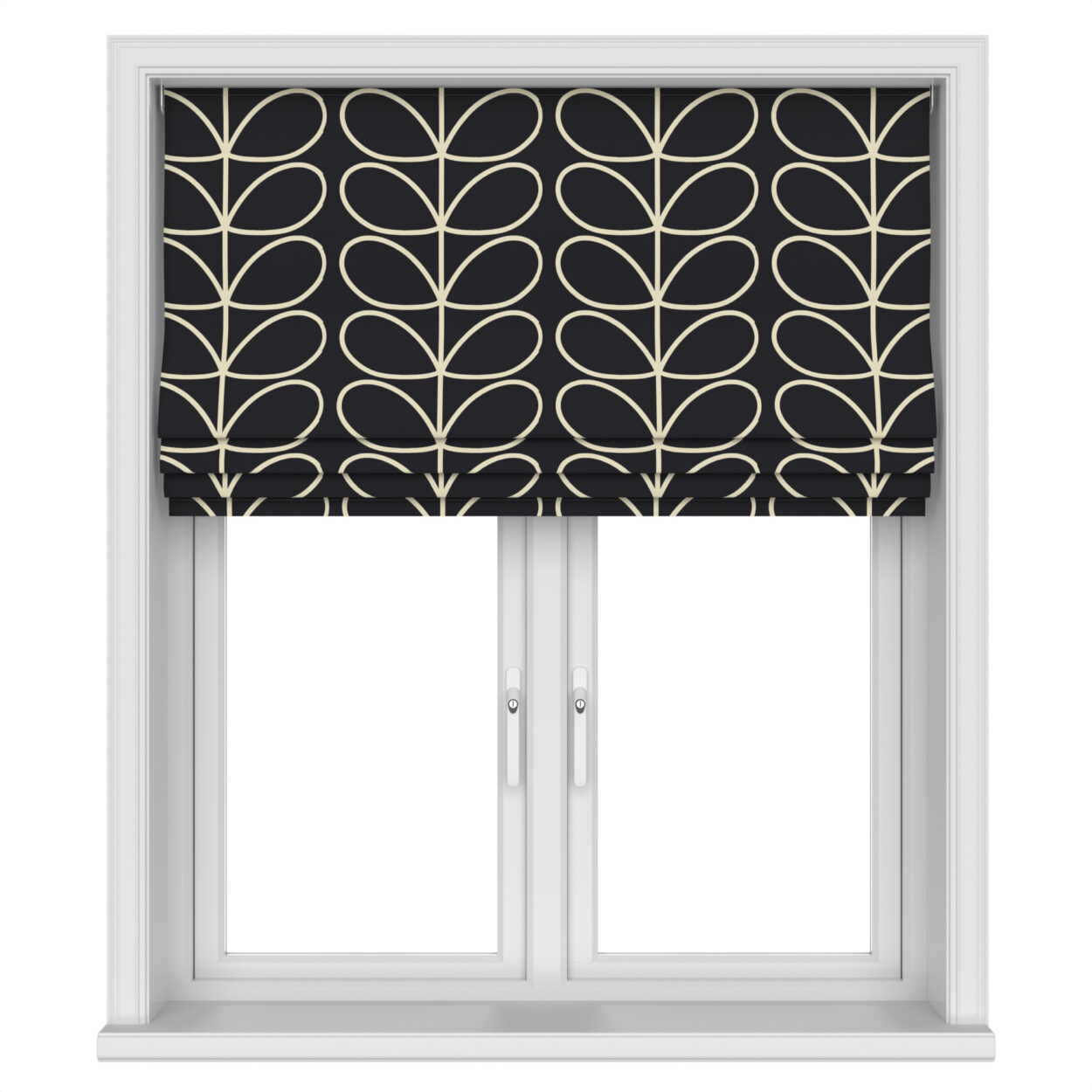Orla Kiely Jumbo Linear Stem Liquorice Motorised - Image 4