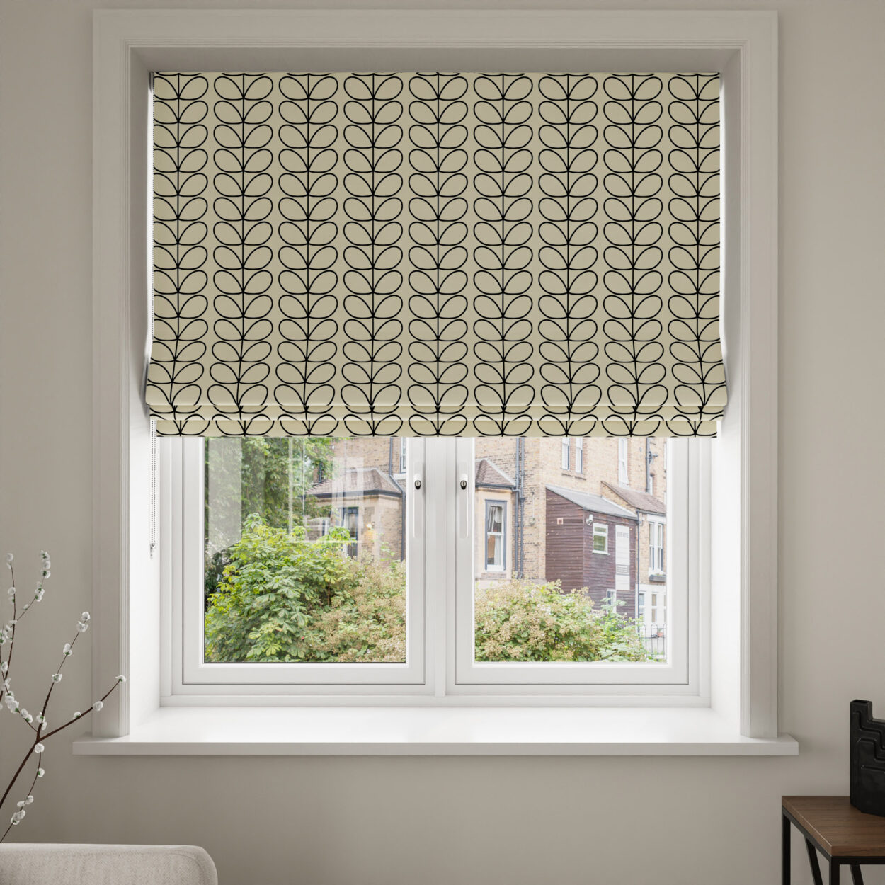 Orla Kiely Linear Stem Black