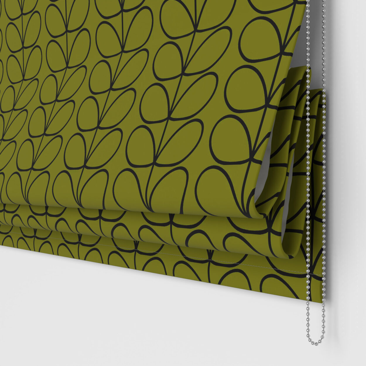 Orla Kiely Linear Stem Olive & Black - Image 2
