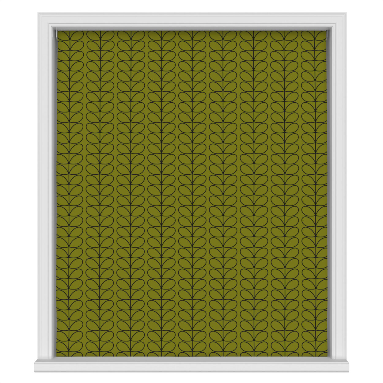 Orla Kiely Linear Stem Olive & Black Motorised - Image 2