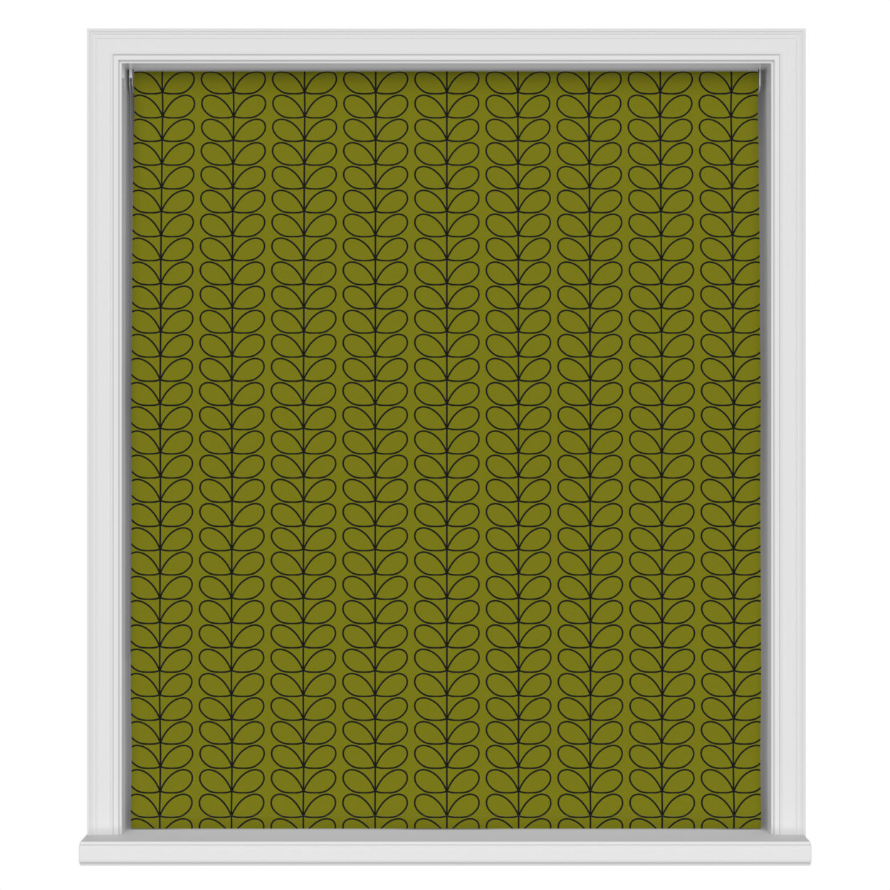 Orla Kiely Linear Stem Olive & Black - Image 3