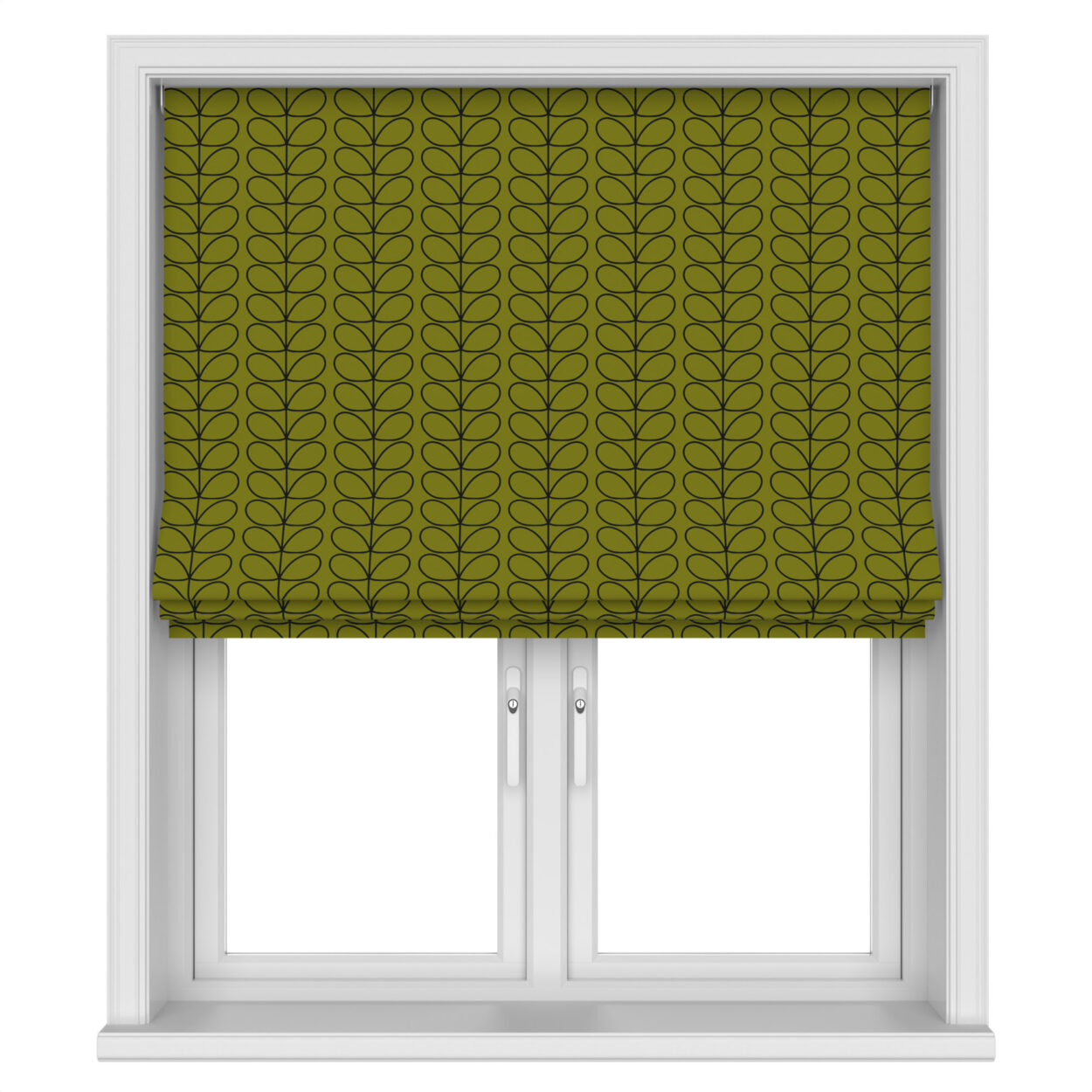 Orla Kiely Linear Stem Olive & Black Motorised - Image 3