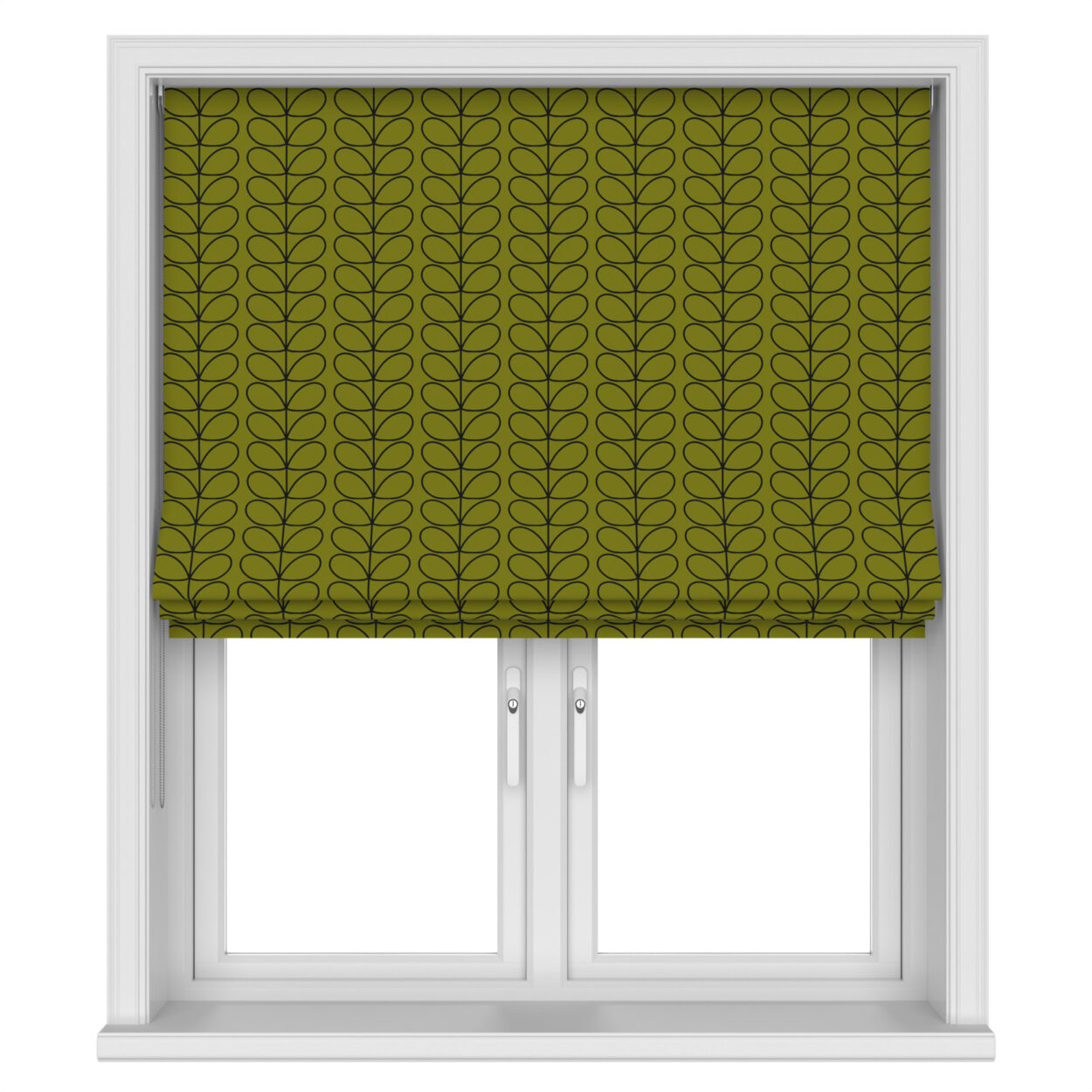 Orla Kiely Linear Stem Olive & Black - Image 4
