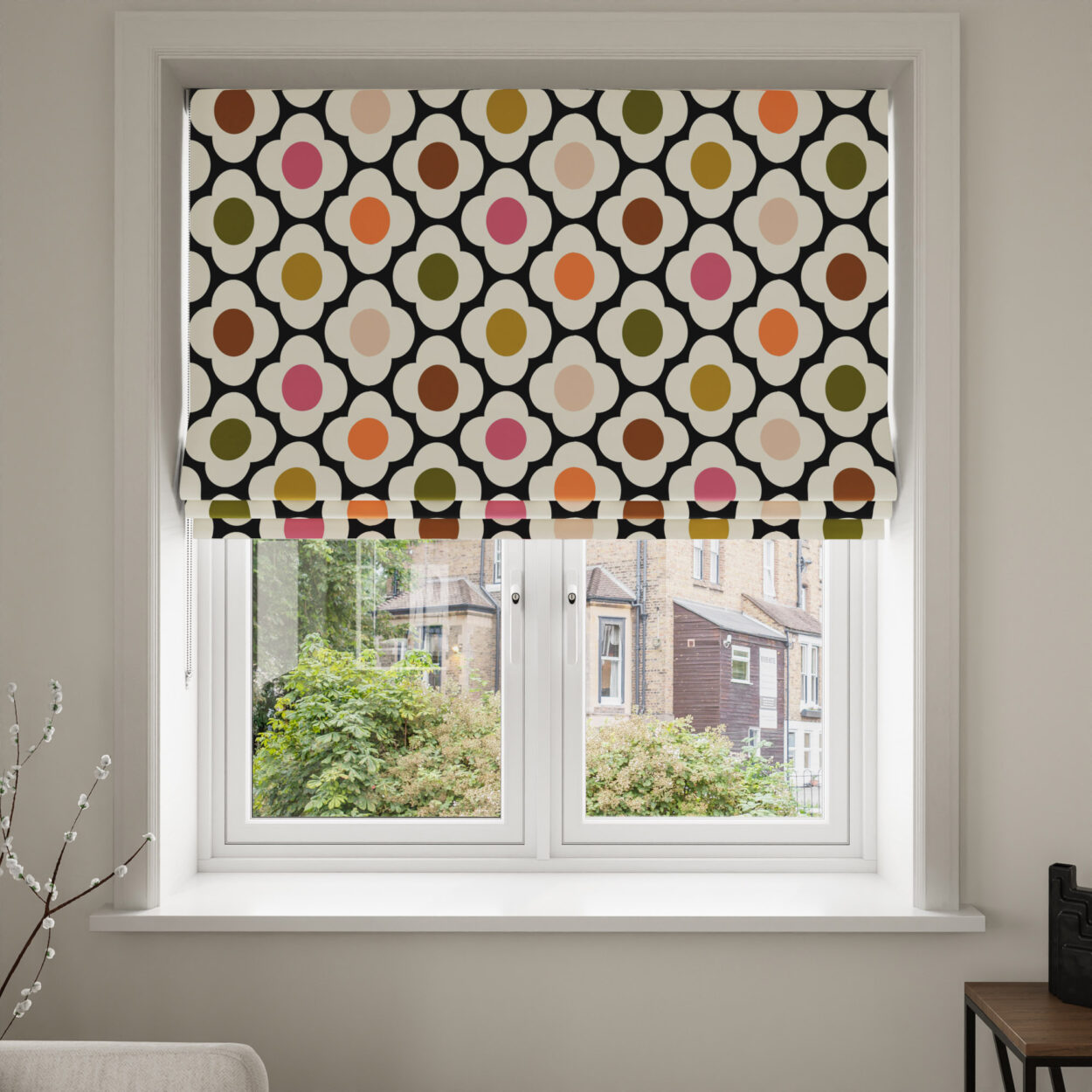 Orla Kiely Spot Flower Red Multi