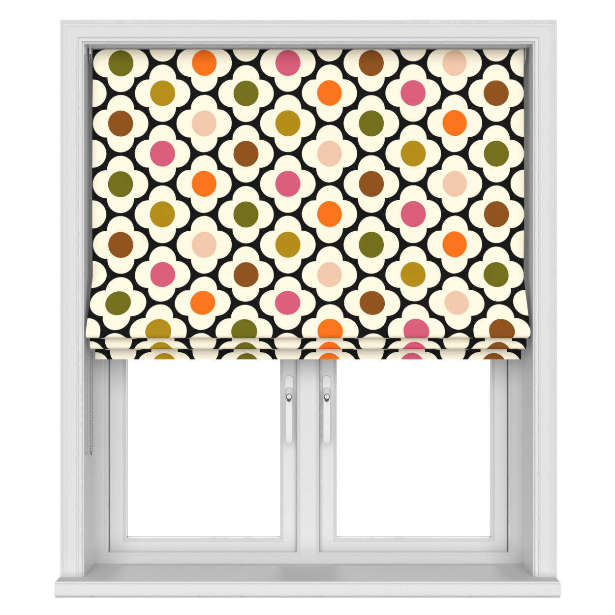 Orla Kiely Spot Flower Red Multi - Image 4