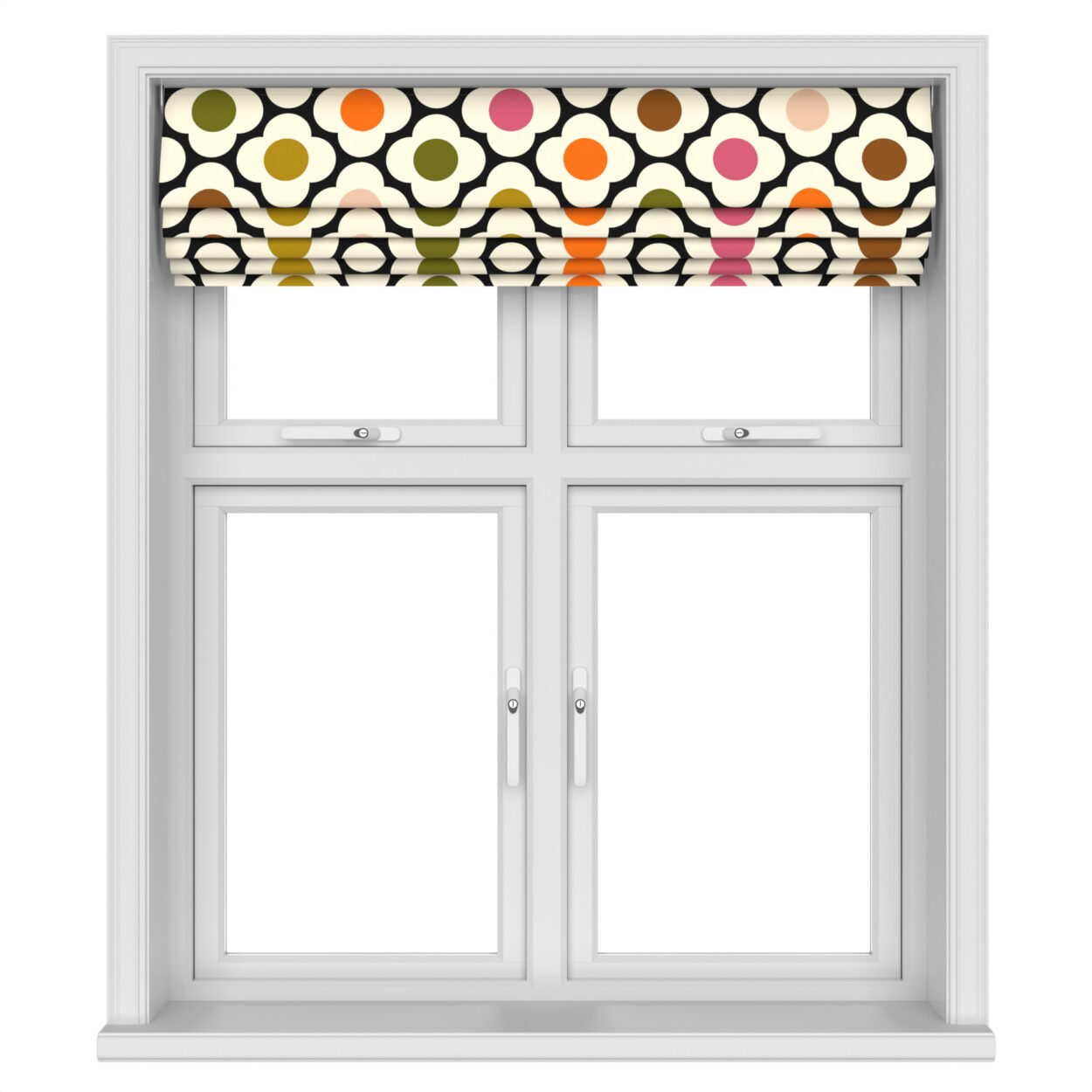 Orla Kiely Spot Flower Red Multi Motorised - Image 5