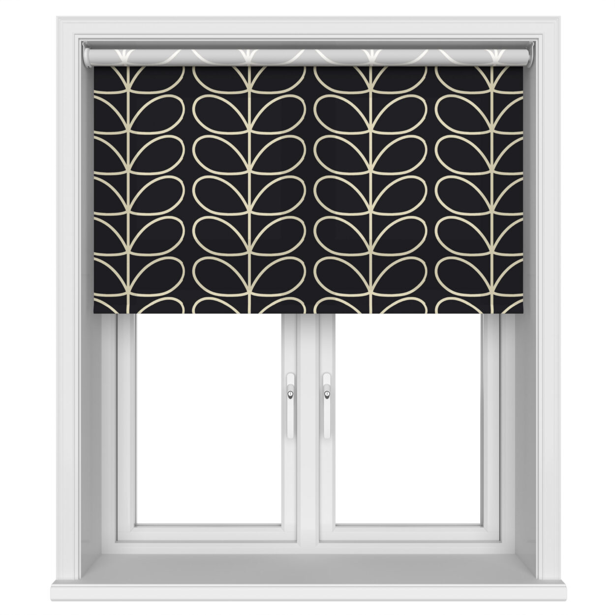 Orla Kiely Jumbo Linear Stem Liquorice Motorised