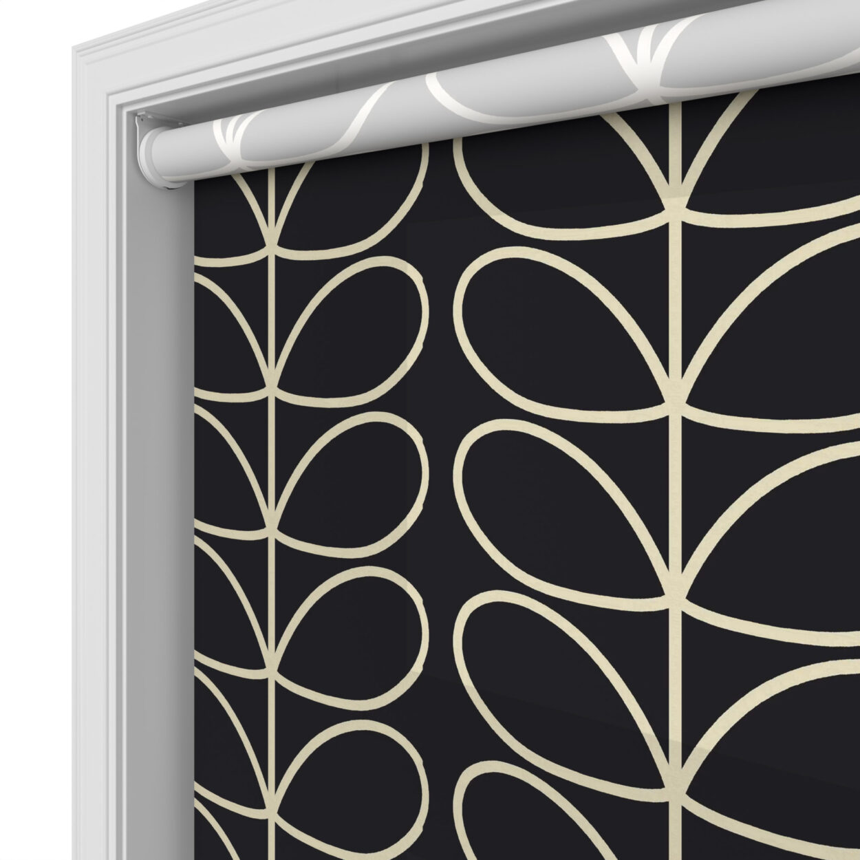 Orla Kiely Jumbo Linear Stem Liquorice Motorised - Image 4