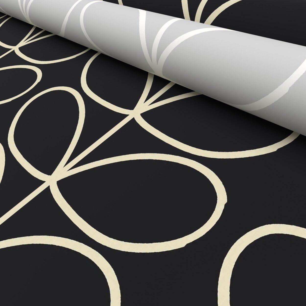 Orla Kiely Jumbo Linear Stem Liquorice - Image 5