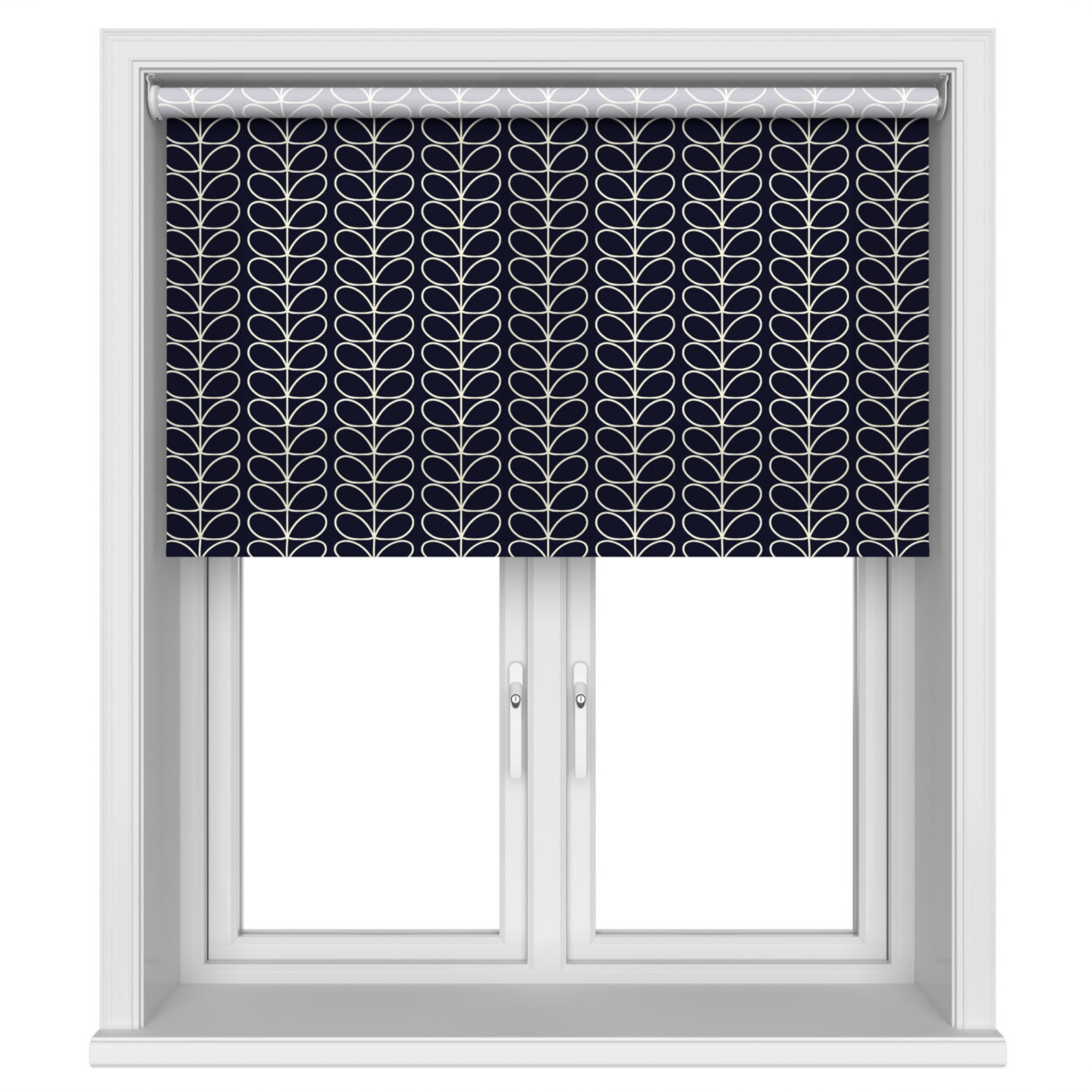 Orla Kiely Linear Stem Navy Whale Motorised
