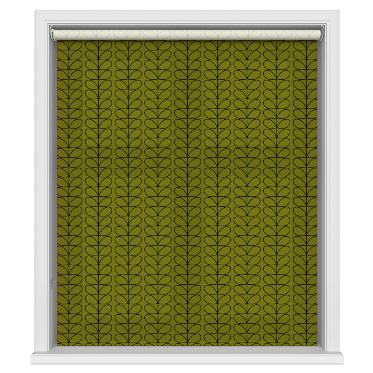 Orla Kiely Linear Stem Olive & Black - Image 2