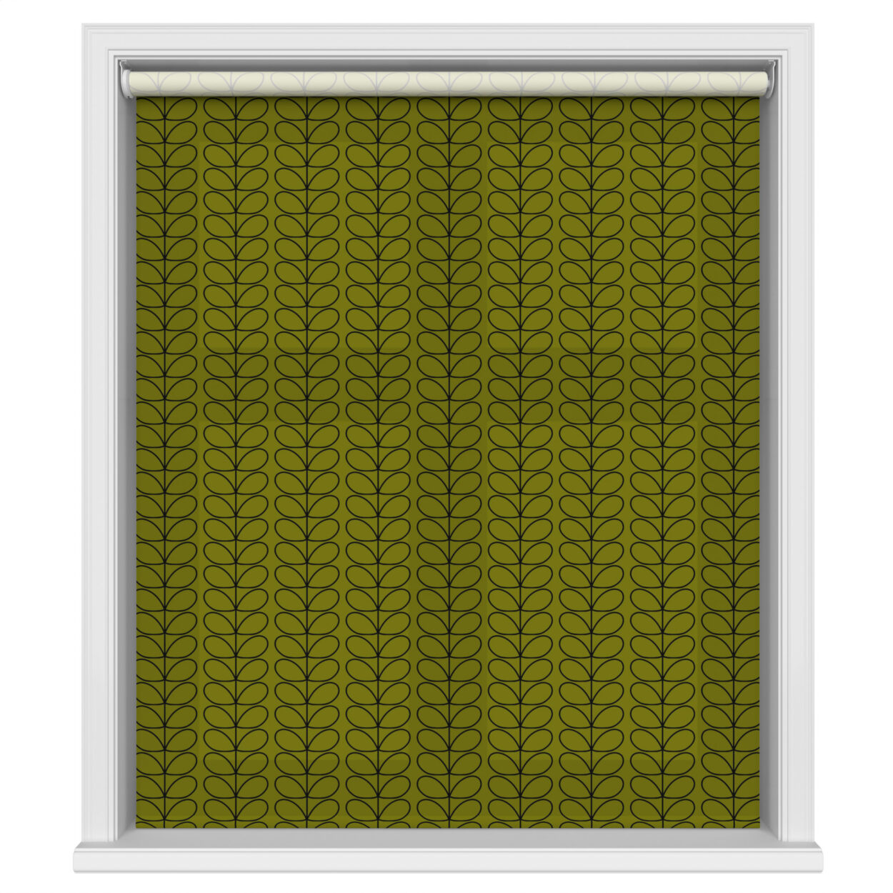 Orla Kiely Linear Stem Olive & Black Motorised - Image 2