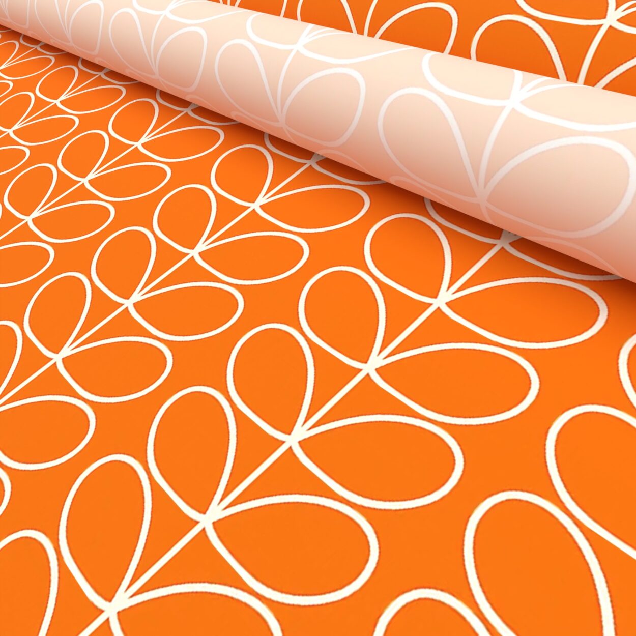 Orla Kiely Linear Stem Persimmon Motorised - Image 5