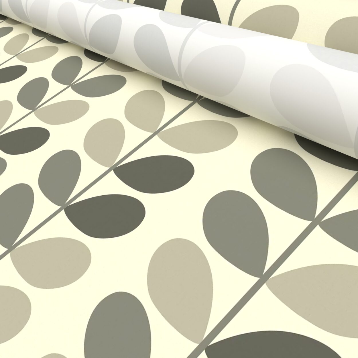 Orla Kiely Multi Stem Warm Grey - Image 5