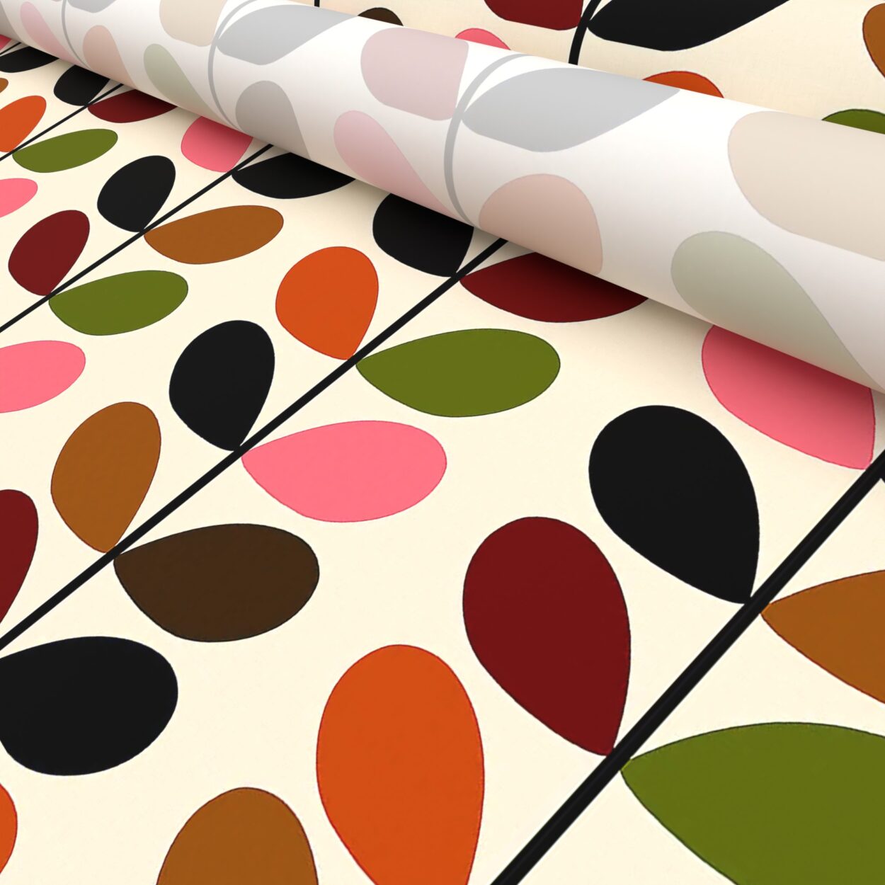 Orla Kiely Multi Stem Pink & Red - Image 5