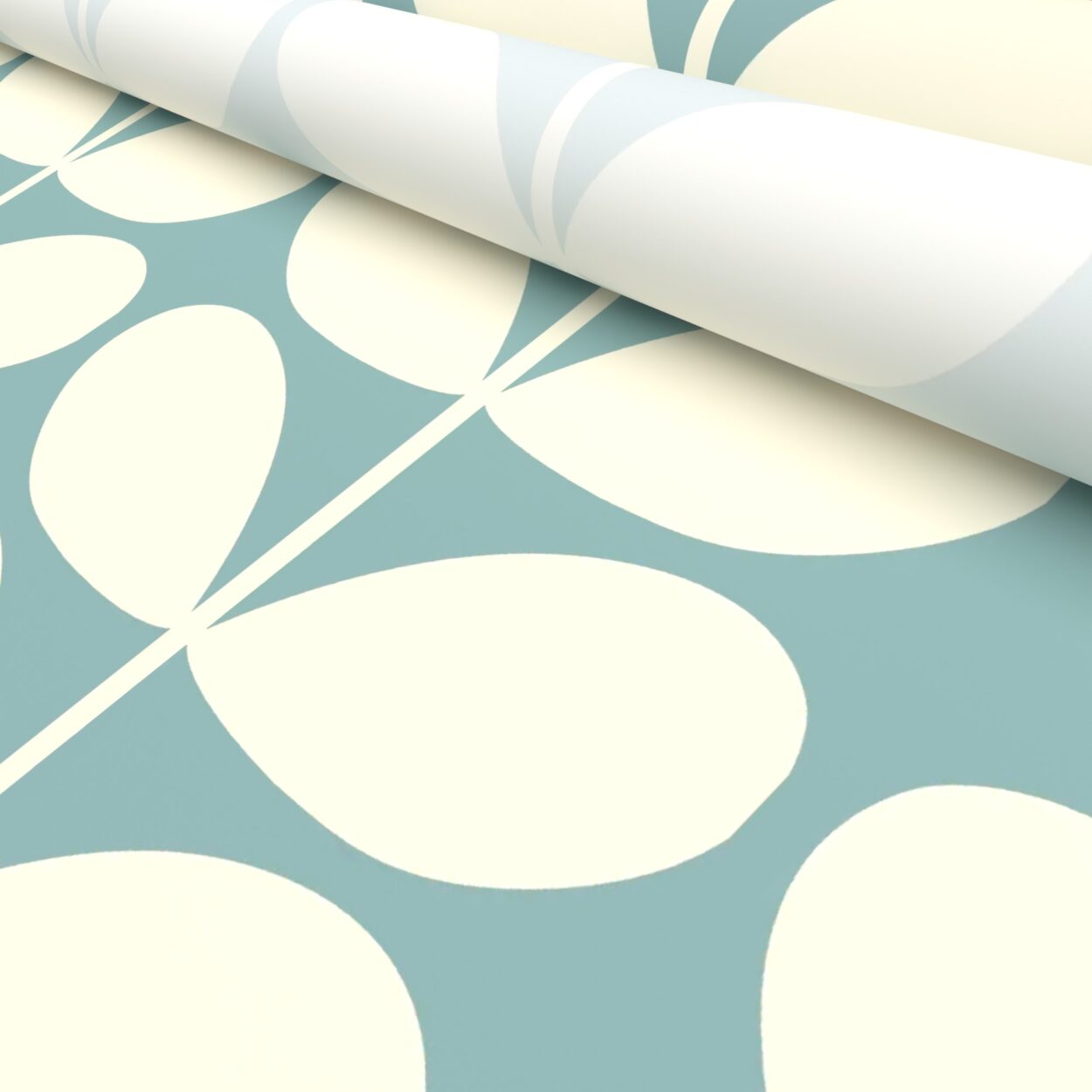 Orla Kiely Jumbo Solid Stem Duckegg Motorised - Image 5