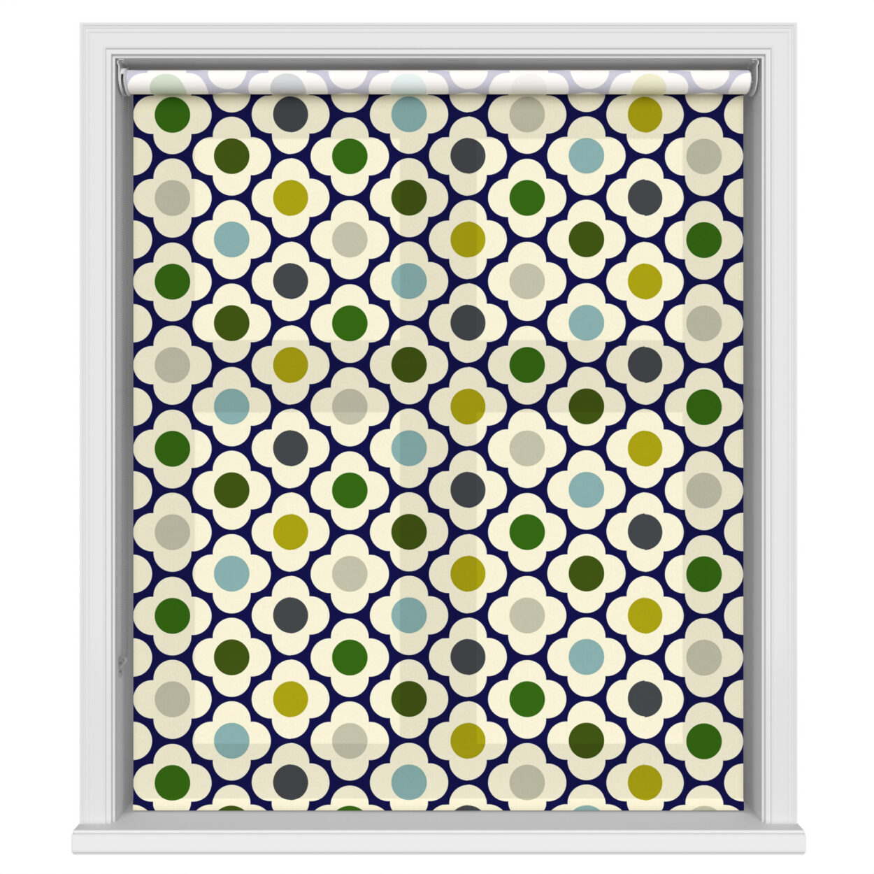 Orla Kiely Spot Flower Blue Multi - Image 2