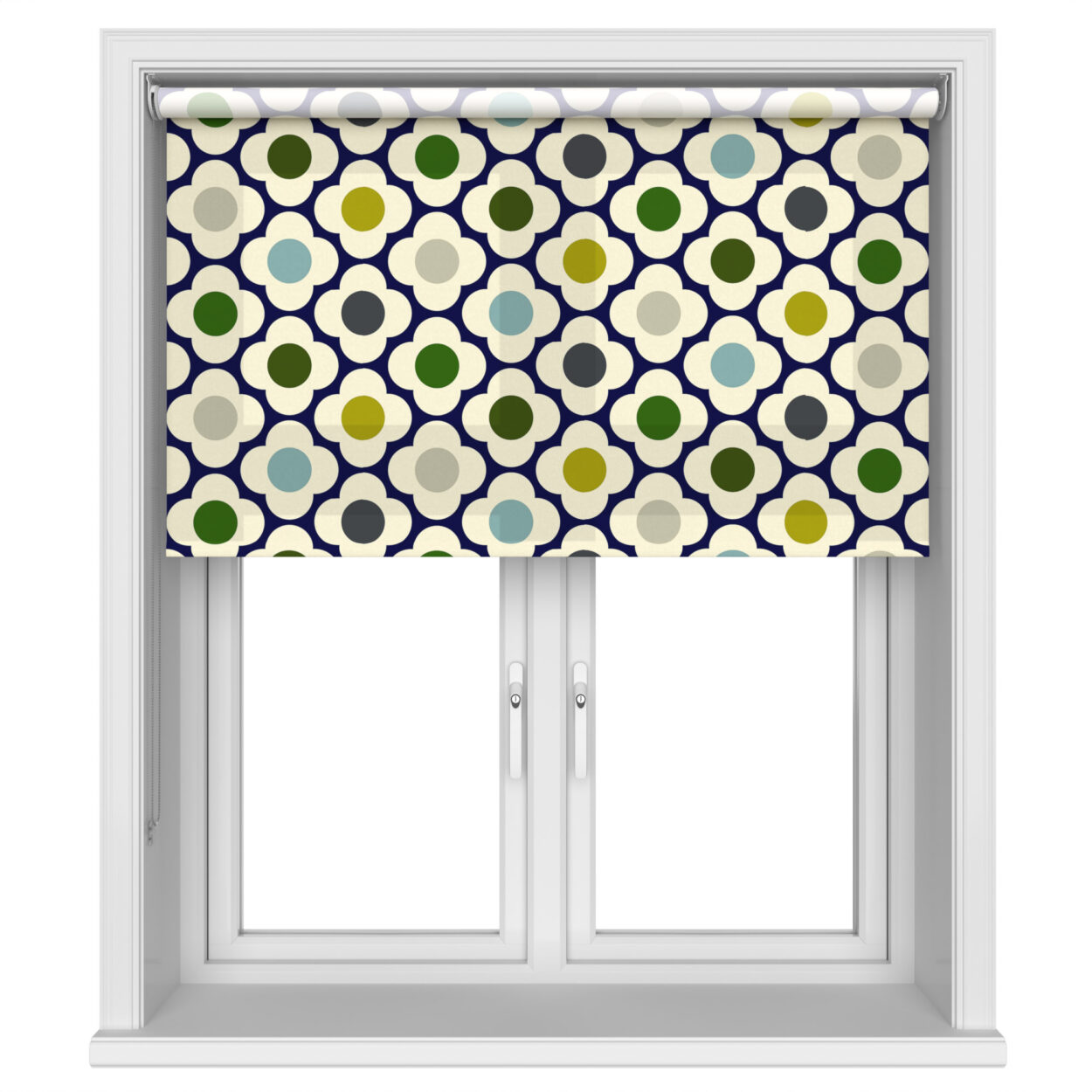 Orla Kiely Spot Flower Blue Multi