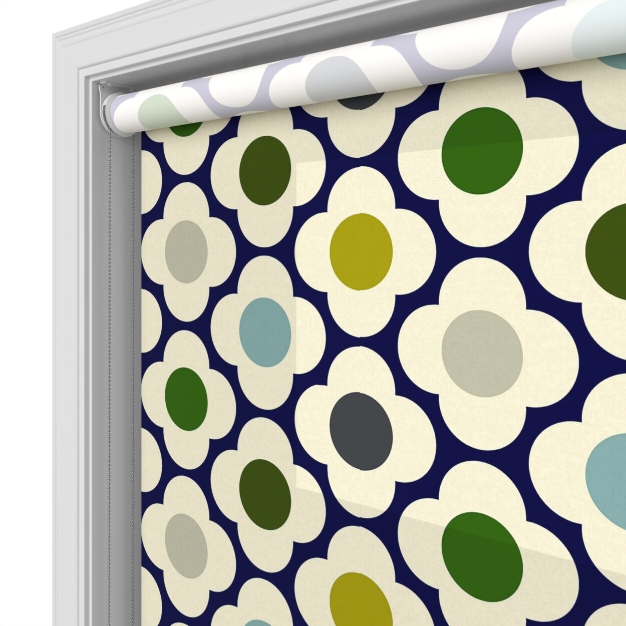 Orla Kiely Spot Flower Blue Multi - Image 4