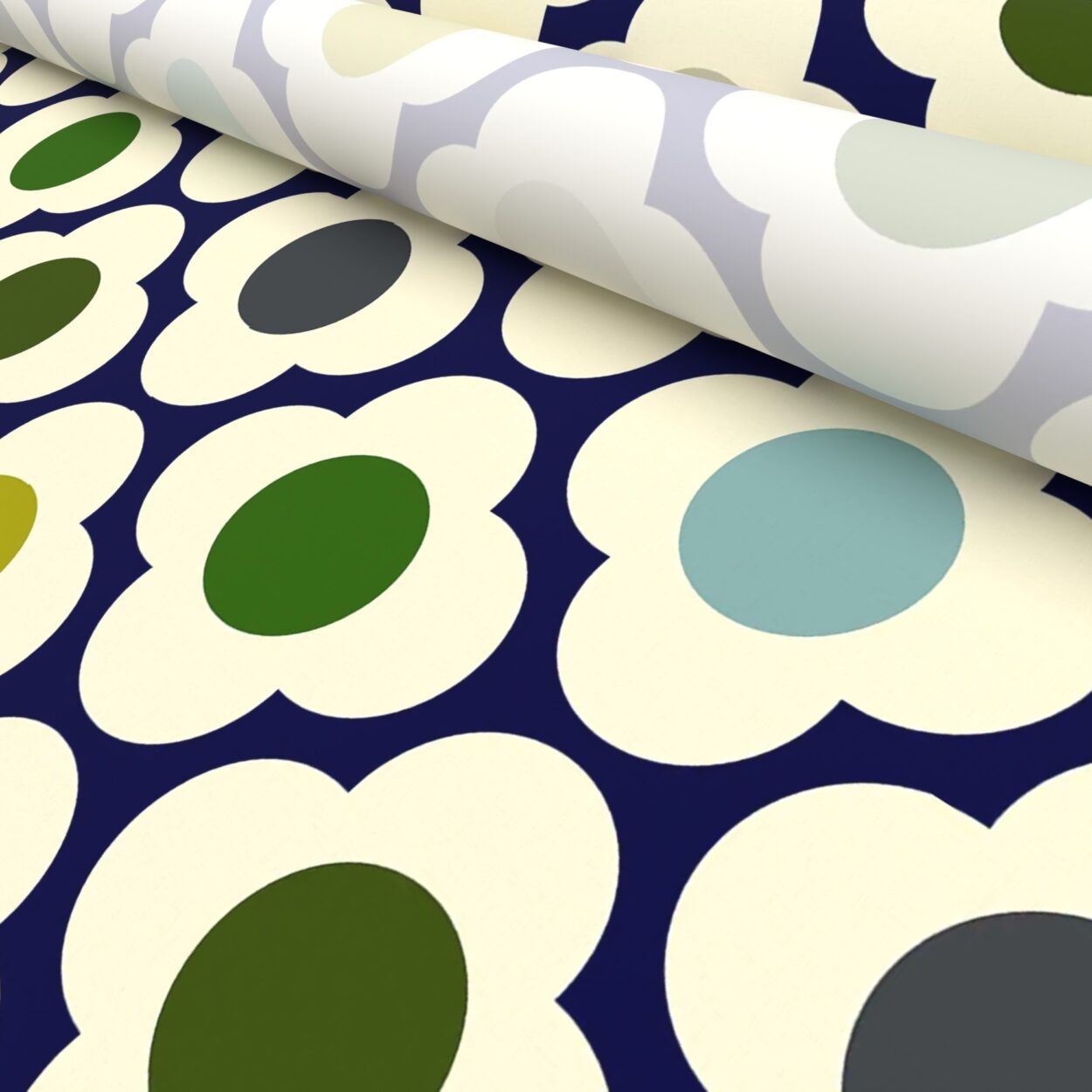Orla Kiely Spot Flower Blue Multi - Image 5
