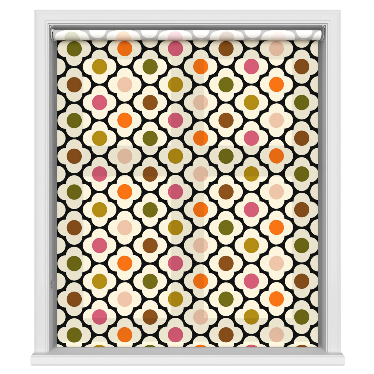 Orla Kiely Spot Flower Red Multi - Image 2