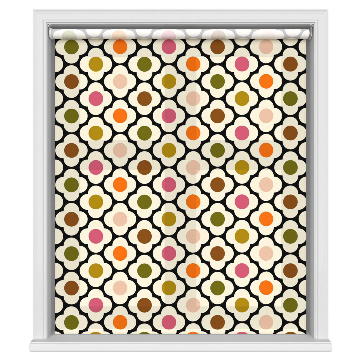 Orla Kiely Spot Flower Red Multi Motorised - Image 2