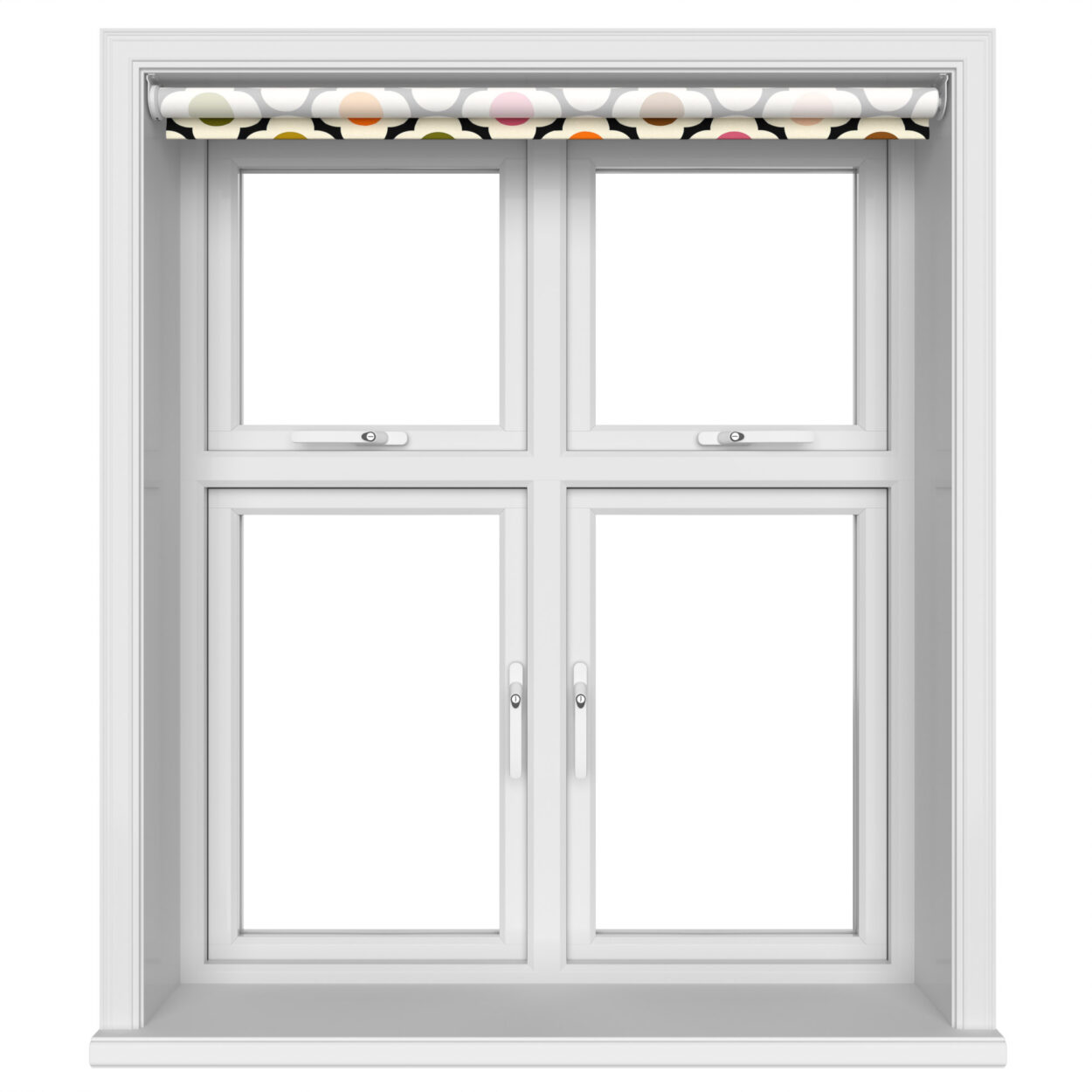Orla Kiely Spot Flower Red Multi Motorised - Image 3