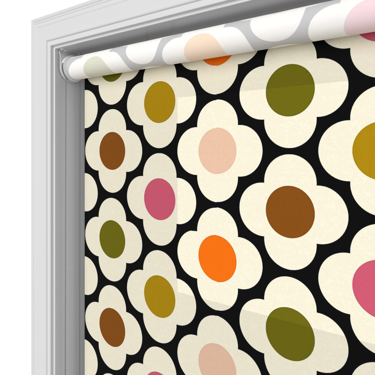 Orla Kiely Spot Flower Red Multi - Image 4