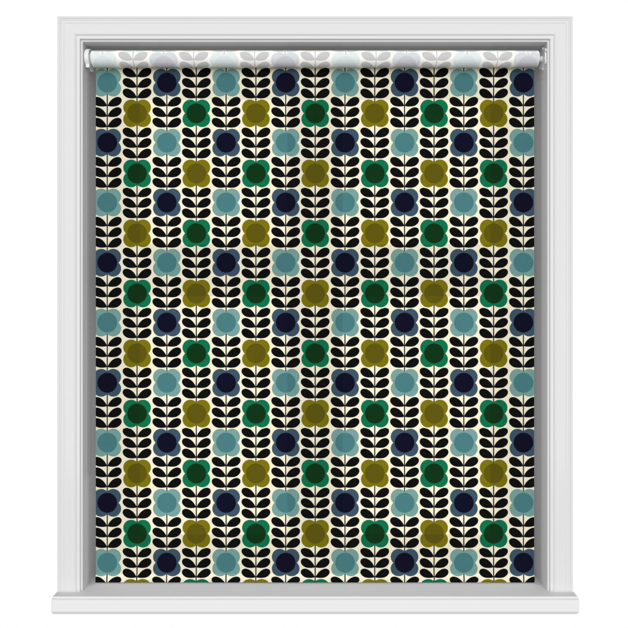 TwistFit Orla Kiely Spot Flower Stem Blue & Green - Image 2
