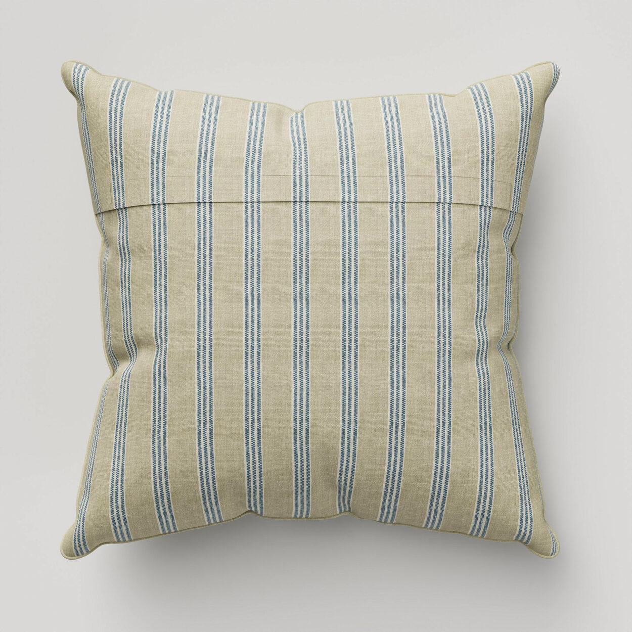 Emily Bond George Stripe Indigo Cushion - Image 4