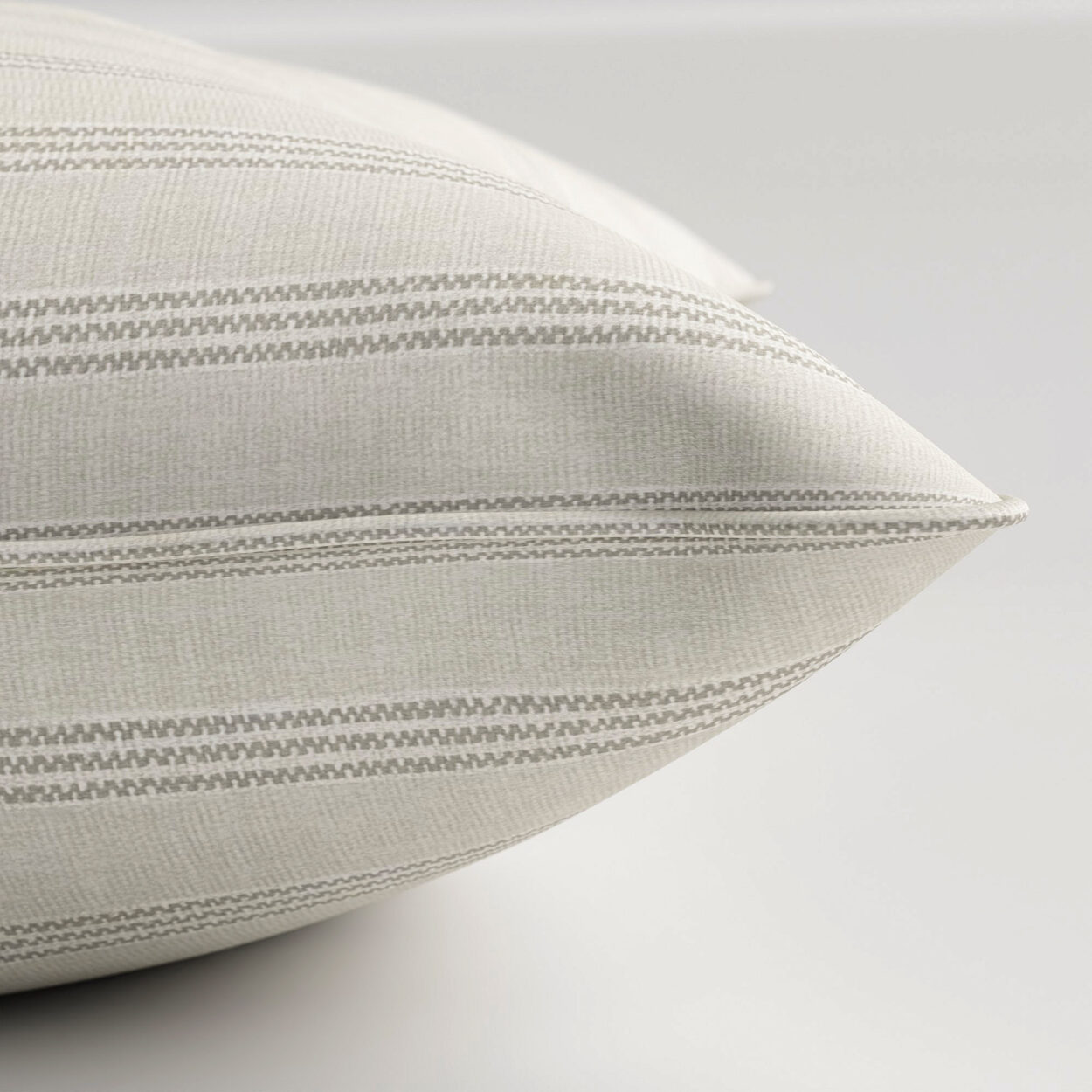 Emily Bond George Stripe Linen Cushion - Image 3