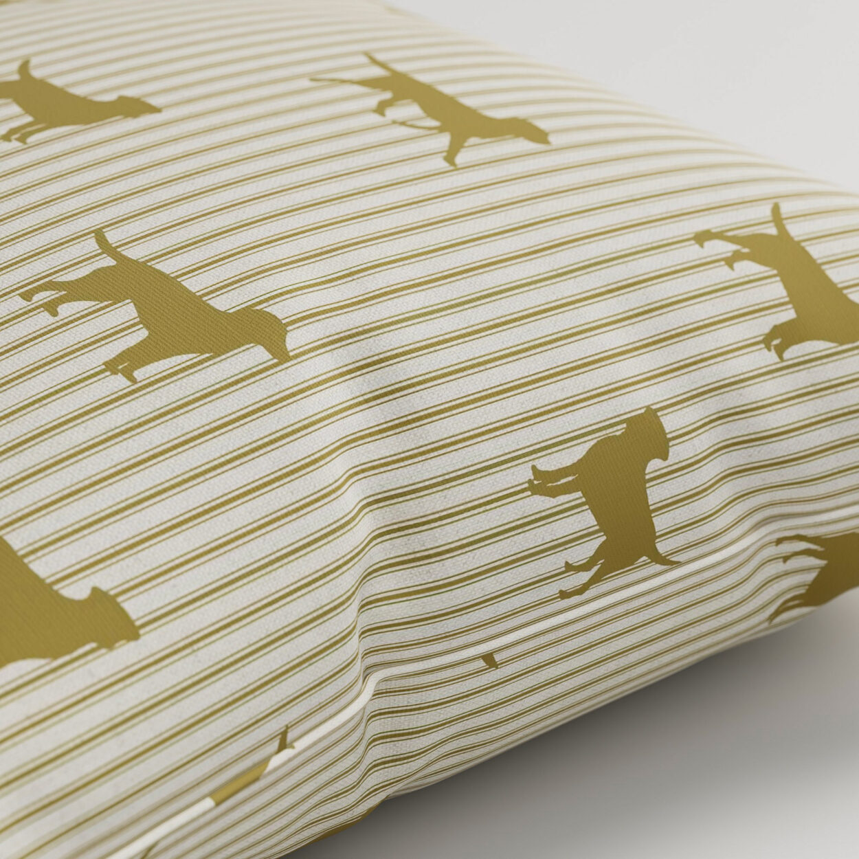 Emily Bond Marley Gold Cushion - Image 2